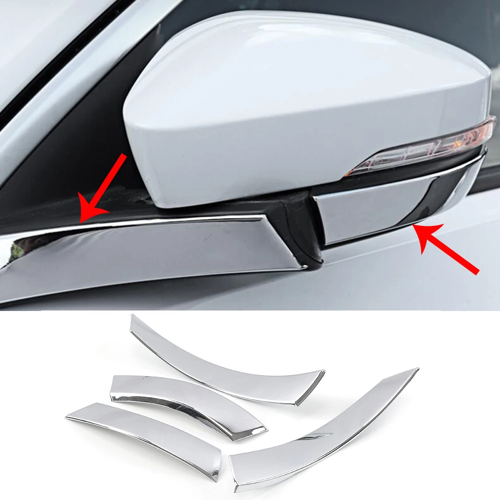 Зеркало заднего вида покрытия полосы украшения отделка ABS Chrome Боковая зеркало