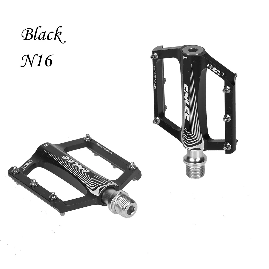 

ENLEE bicycle pedal mountain bike aluminum alloy CNC wide surface Pei Lin folding bicycle bicycle accessories