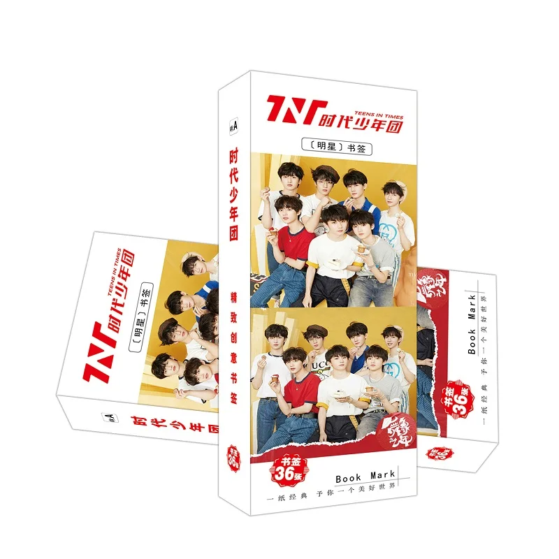 

36 шт./компл. TNT бумажная закладка для подростков Ma Jiaqi, Ding Chengxin маркеры для книг с героями поклонников подарок