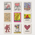 Haring сердца художественные фигуры настенные плакаты Пиза абстрактные принты холст живопись минимализм фотообои для гостиной Декор роспись