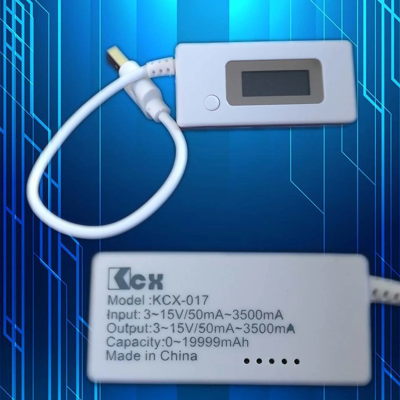 USB-тестер KCX-017 портативный детектор тока и напряжения с ЖК-дисплеем для телефонов