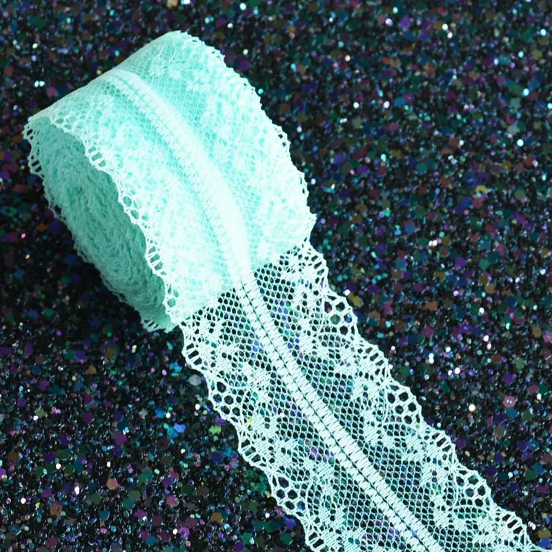 5 ярдов красивых кружевных лент 4 см ширина сделай сам одежда/цветочные