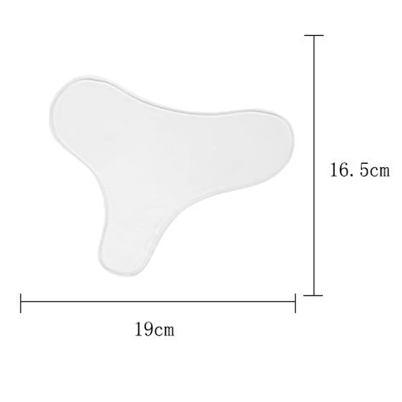 

Reusable Silicone Anti-wrinkle Chest Pad for Preventing Chest Wrinkle Clear Chest Pad JAN88