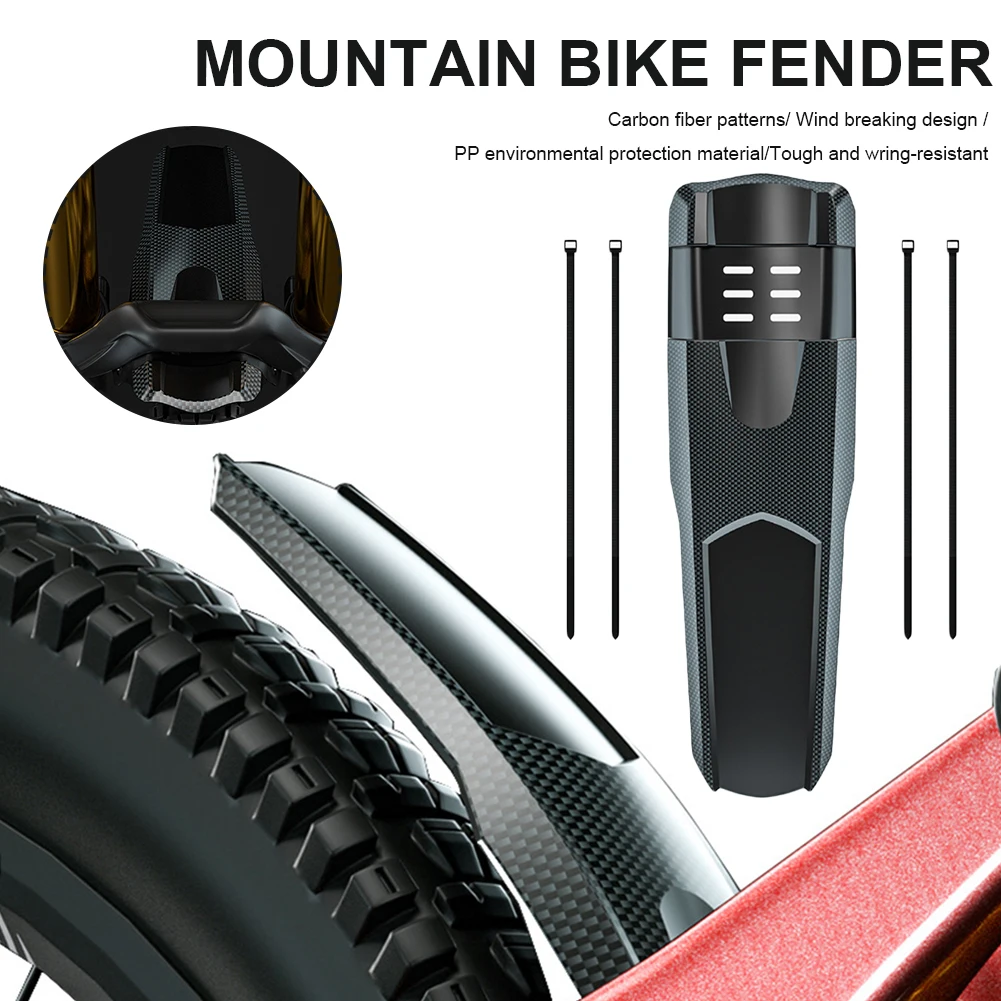 

Universal Bicycle Mudguard MTB Road Bike Front/ Rear Mud Guard PP Material Bicycle Accessories Mud Fender