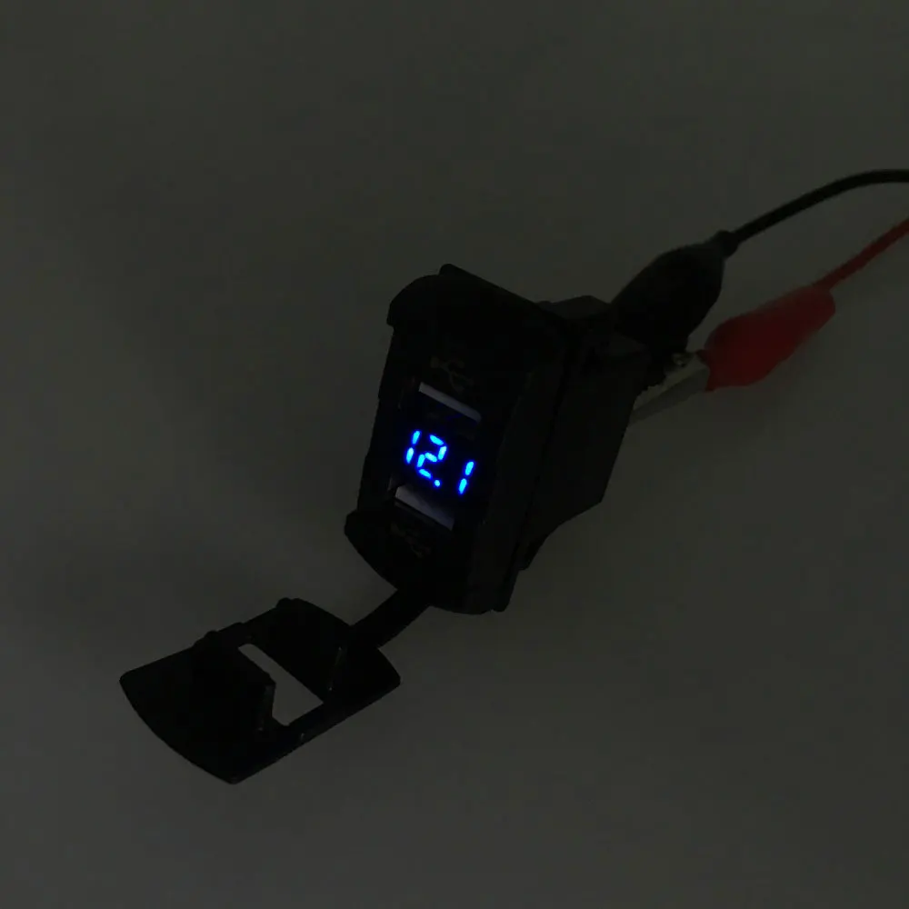 Iztoss DC 12 24V 4.2A авто для джип лодки двойной USB зарядное устройство разъем Рокер Стиль