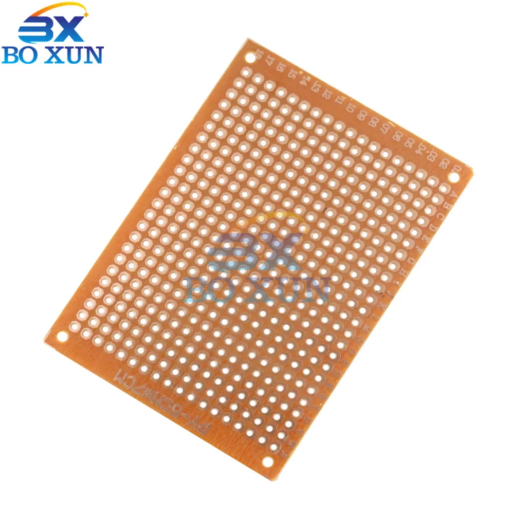 10 шт. 5x7 см DIY Прототип Бумага печатной платы Универсальный Эксперимент Матрица
