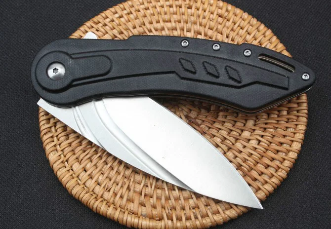 2019 новые продукты 9CR18 лезвие стальной лист + нескользящий G10 ручка складной нож