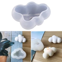 clouds shape candle mold silicone molds cute jewelry soap making mold handcraft ornaments making tool diy soap mold moule bougie