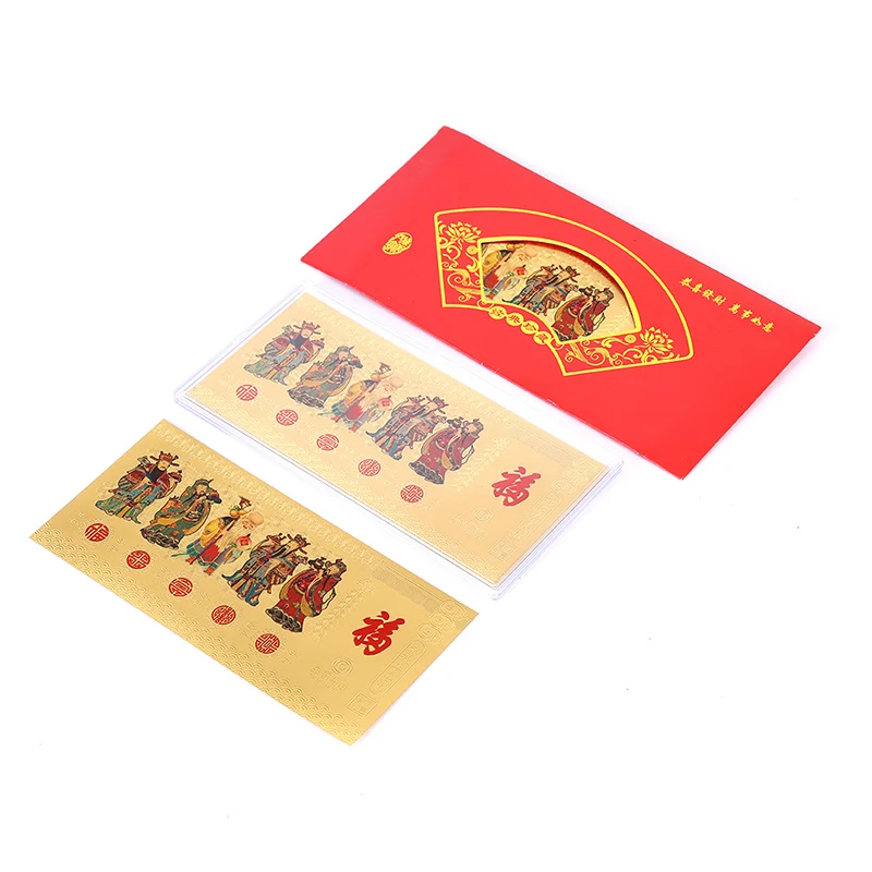 

1pc Gold Foil ox Fake Banknotes Paper Money Collection for Home Decoration