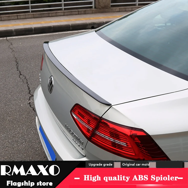 For Volkswagen PASSAT B8 Spoiler 2017-2018 B8 High Quality  ABS Material Car Rear Wing Primer Color Rear Spoiler