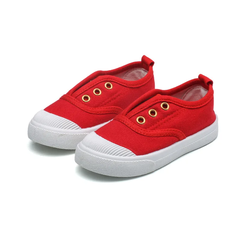 Детская обувь для мальчиков и девочек Новинка 2019 года модная дышащая парусиновая