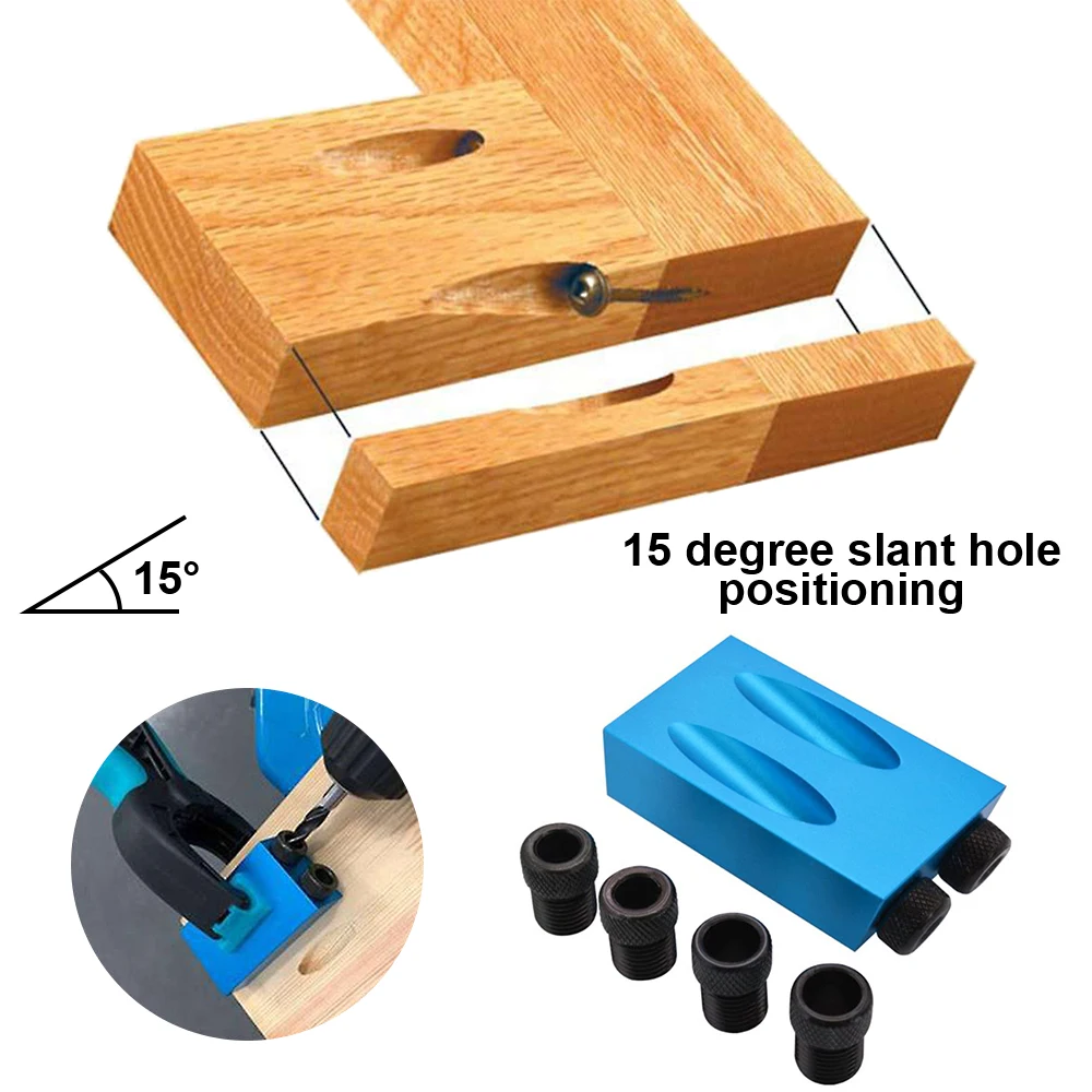 Карманный зажим для отверстий адаптер деревообработки столярное