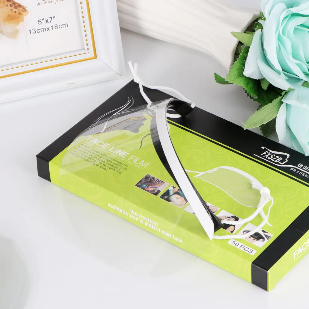 2 коробки парикмахерские маски для лица одноразовые перегородки стрижки волос