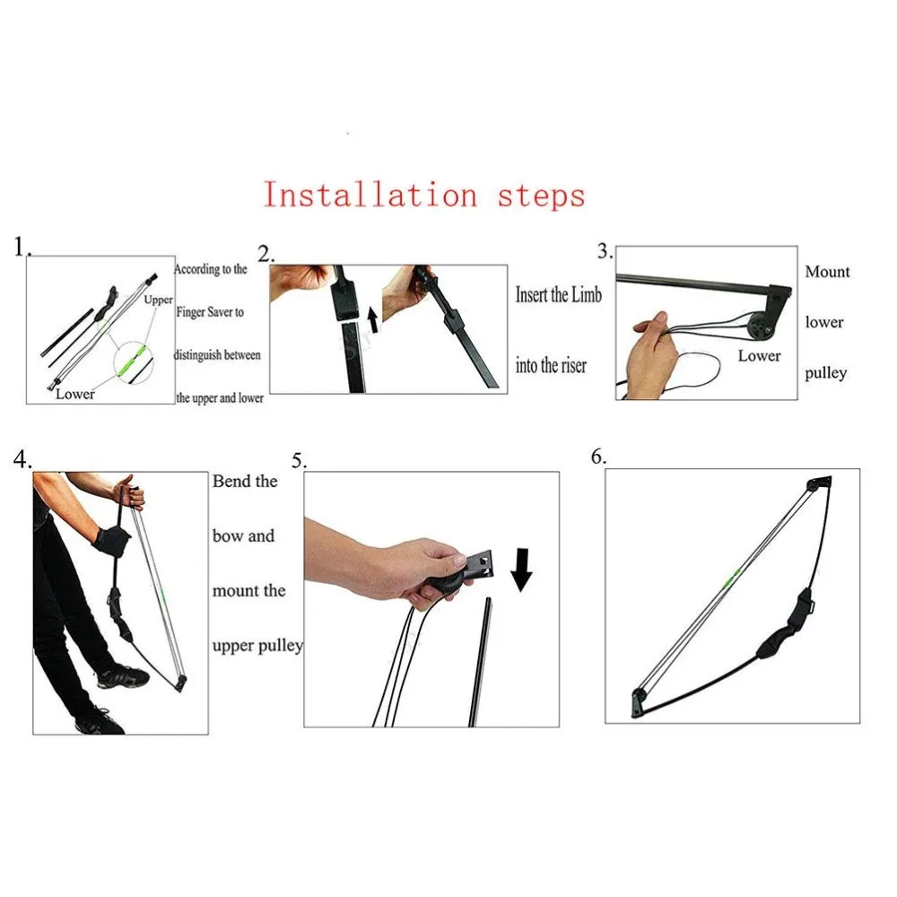 

Archery Kids Bow and Arrow Set Takedown Compound Bow Gift Game Outdoor Sports free arrows for Youth Kids Children