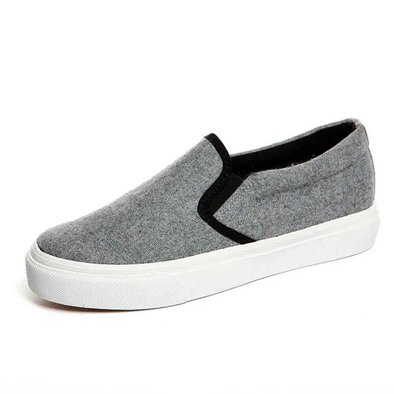 Женские лоферы Сезон весна-осень Классическая парусиновая обувь для женщин