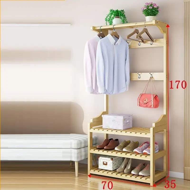 Манто росписи Decoratif Wieszaki на убрании сравнению Percha Para La Ropa древесины Cabide Perchero De Pie
