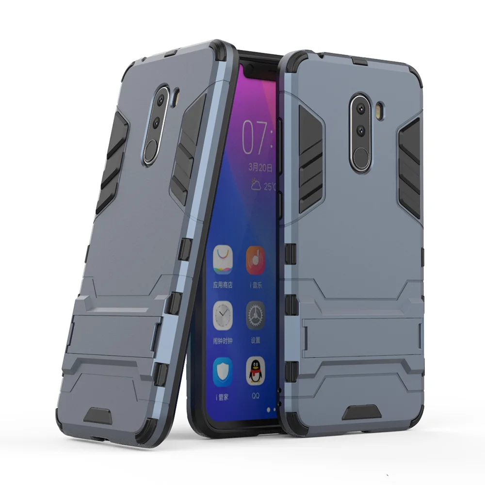 Чехол для Xiaomi pocophone F1 силиконовый матовый чехол из ТПУ задняя крышка защитный