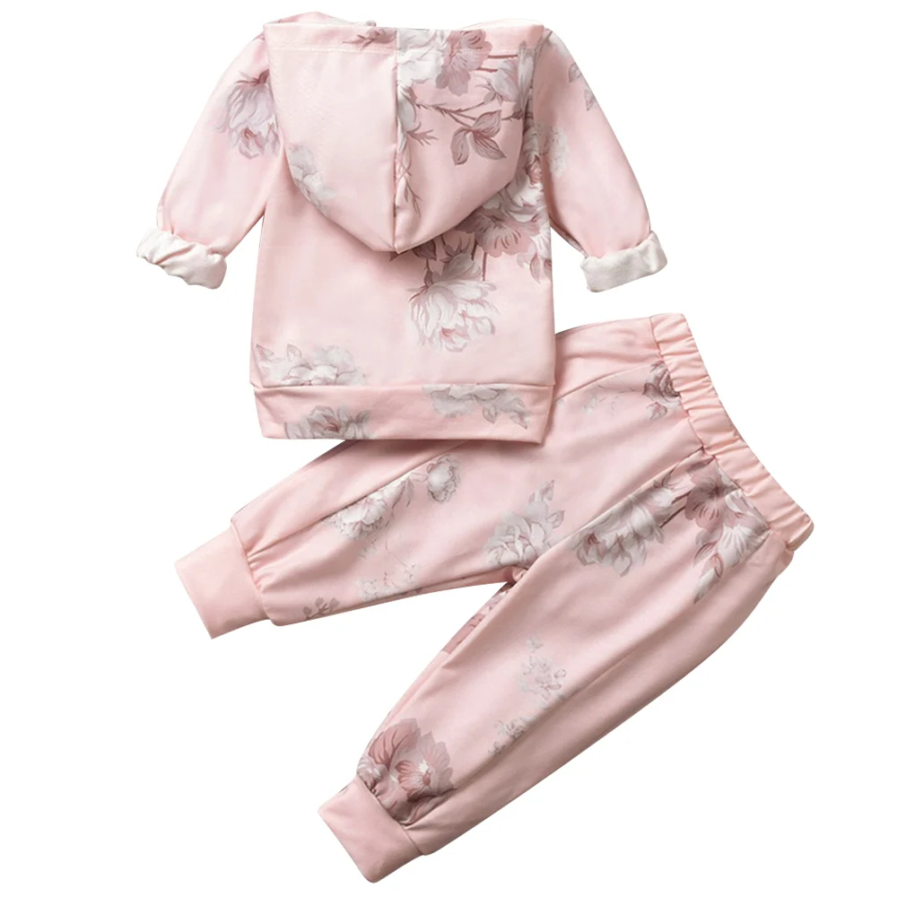 Комплекты из 2 предметов Розовая Одежда для маленьких девочек школьная одежда