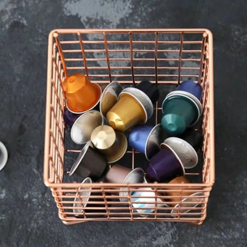 Черная вращающаяся стойка для капсул Nespresso из нержавеющей стали держатель с