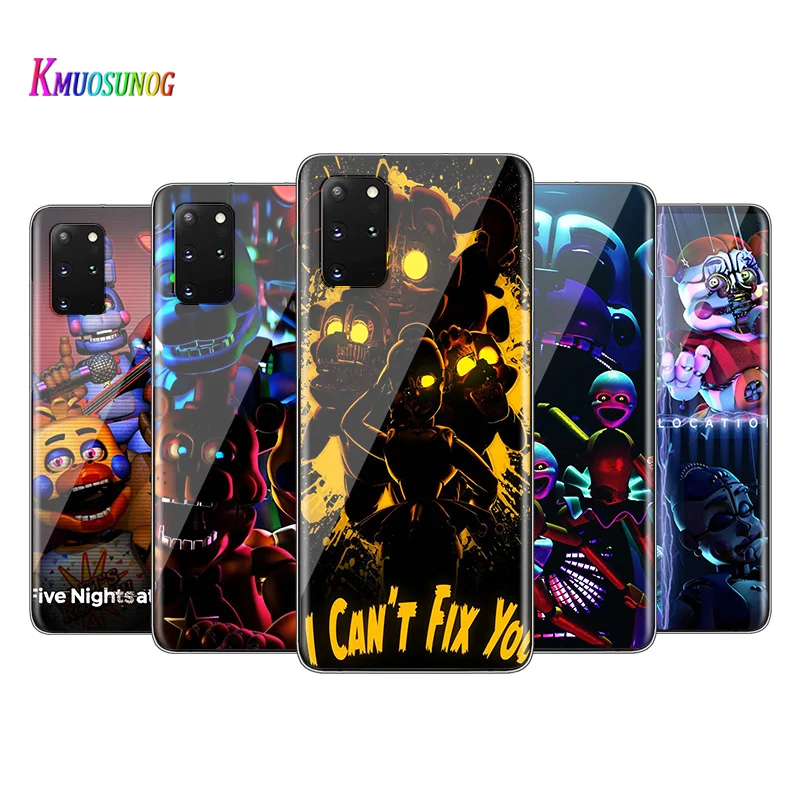

Cartoon Teddy Bear Five Nights Game For Samsung Galaxy A01 A11 A21S A31 A51 A71 A91 A12 A32 A42 A52 A72 A02S Phone Case