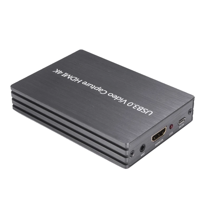 

4K Video Recording Box, HDMI to USB3.0 Video Capture, Compatible with Windows, Linux, OS X