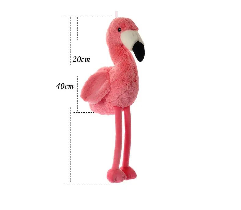 15.7" Flamingo Plush Toy Soft Stuffed Animal Bird Doll for Kids Gift | Игрушки и хобби