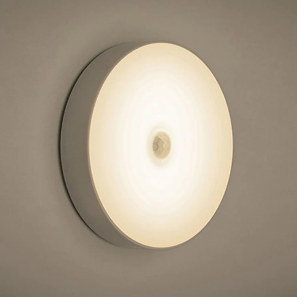 

Sensor Night Light Led With Usb Charging Lamp For Bedroom Kitchen Bathroom Cupboard Night Lamp With Body Induction Smart Light