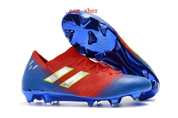 Новые мужские футбольные бутсы Nemeziz Messi 18,1 FG футбольные бутсы Nemeziz 18 chaussures de футбольные бутсы chuteiras de futebol
