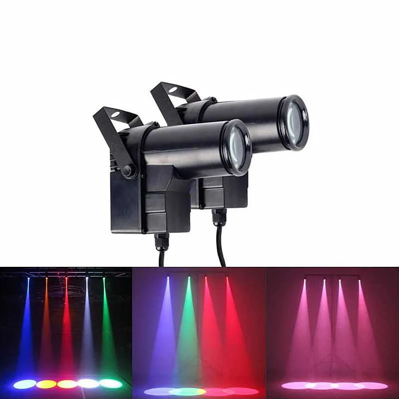 

Mini 5W LED Pinspot Light Home Party Store Decoration Projector Spotlight Mirror Ball Beam Light DJ Disco Performance Stage Ligh