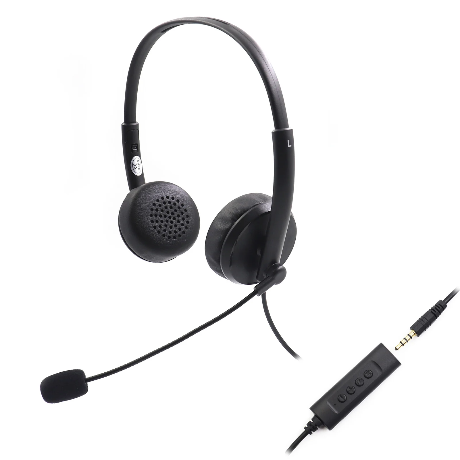 ПК с микрофоном регулируемый колл центр клиентская служба USB гарнитура регулятор