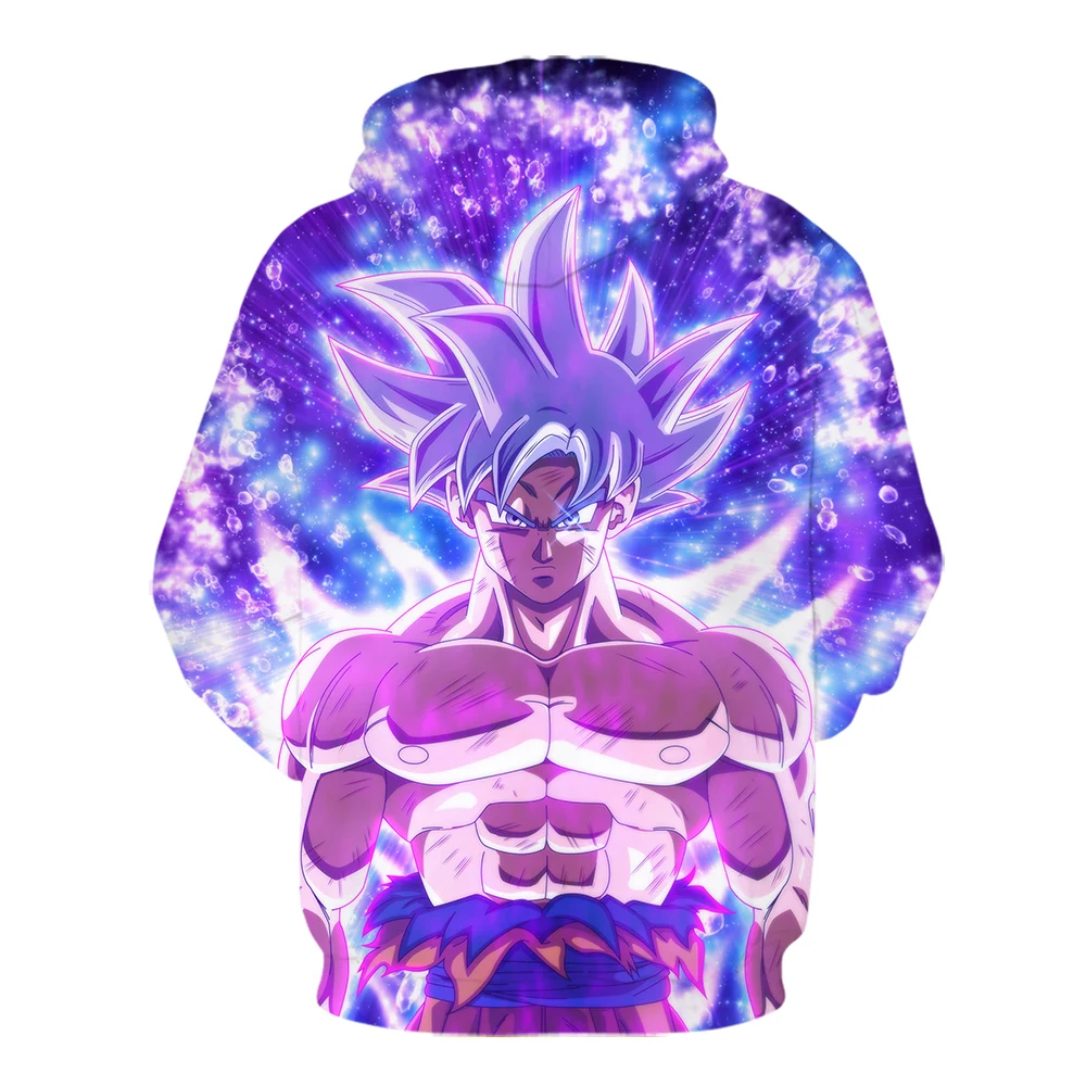 Лидер продаж поступление популярные Dragon Ball Z Kakarotto Goku 3D толстовки с принтом для мужчин и женщин толстовки с капюшоном в стиле хип-хоп Пуловер с карманами