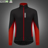 wosawe winter fleece outdoor sports water repellent windproof coat cycling jackets bike bicycle running jersey anti sweat
