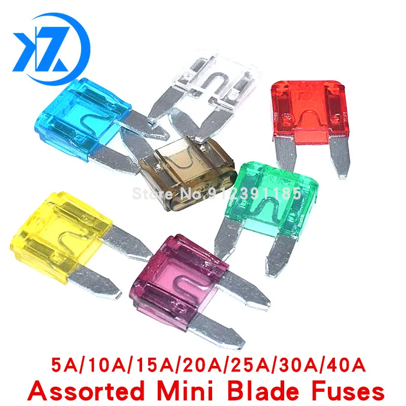20 шт. предохранители для автомобиля лодки грузовика 1 А 2 3 5 а 10 15 25 30 35 40 32 в |