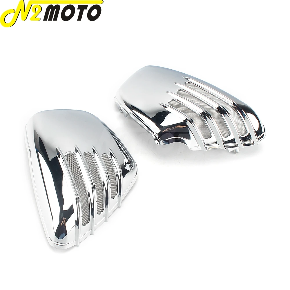 Хромированная Боковая Крышка батарейного отсека мотоцикла защитный обтекатель