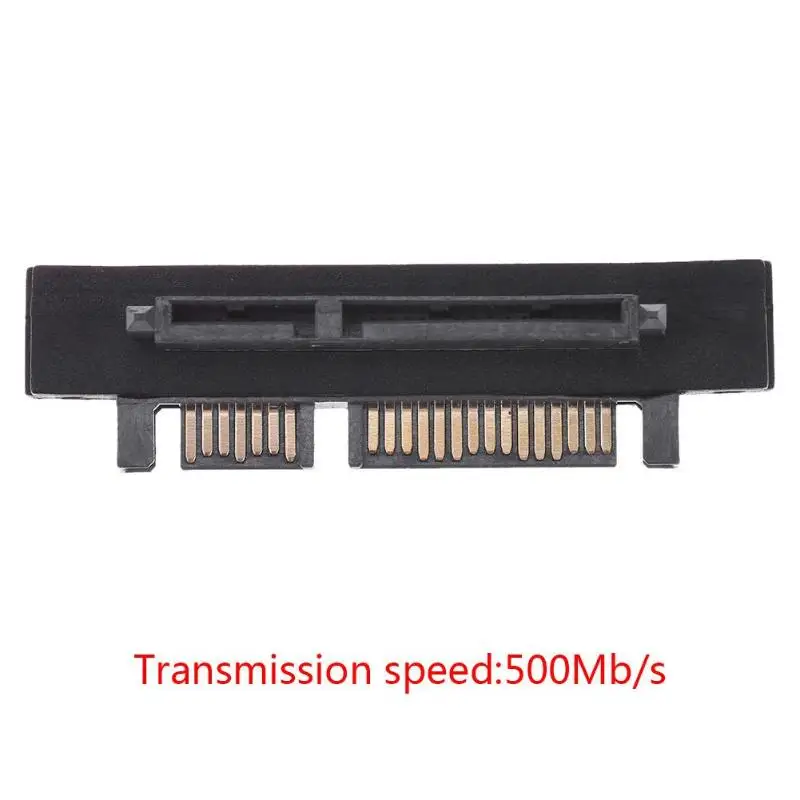 Адаптер для ноутбука 90 градусов 7 + 15pin SATA штекер гнездо адаптер аксессуаров HDD