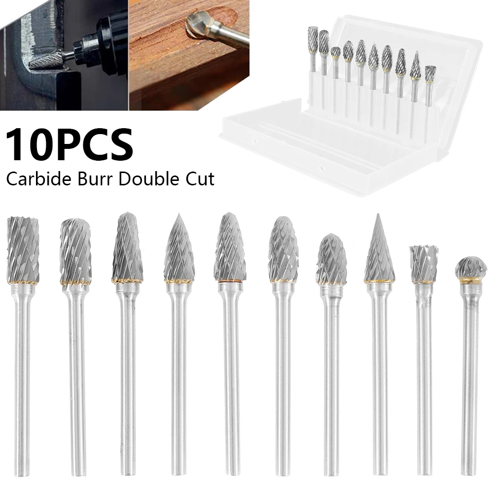 

10 шт. 1/8 фреза из карбида вольфрама для фрезерного станка