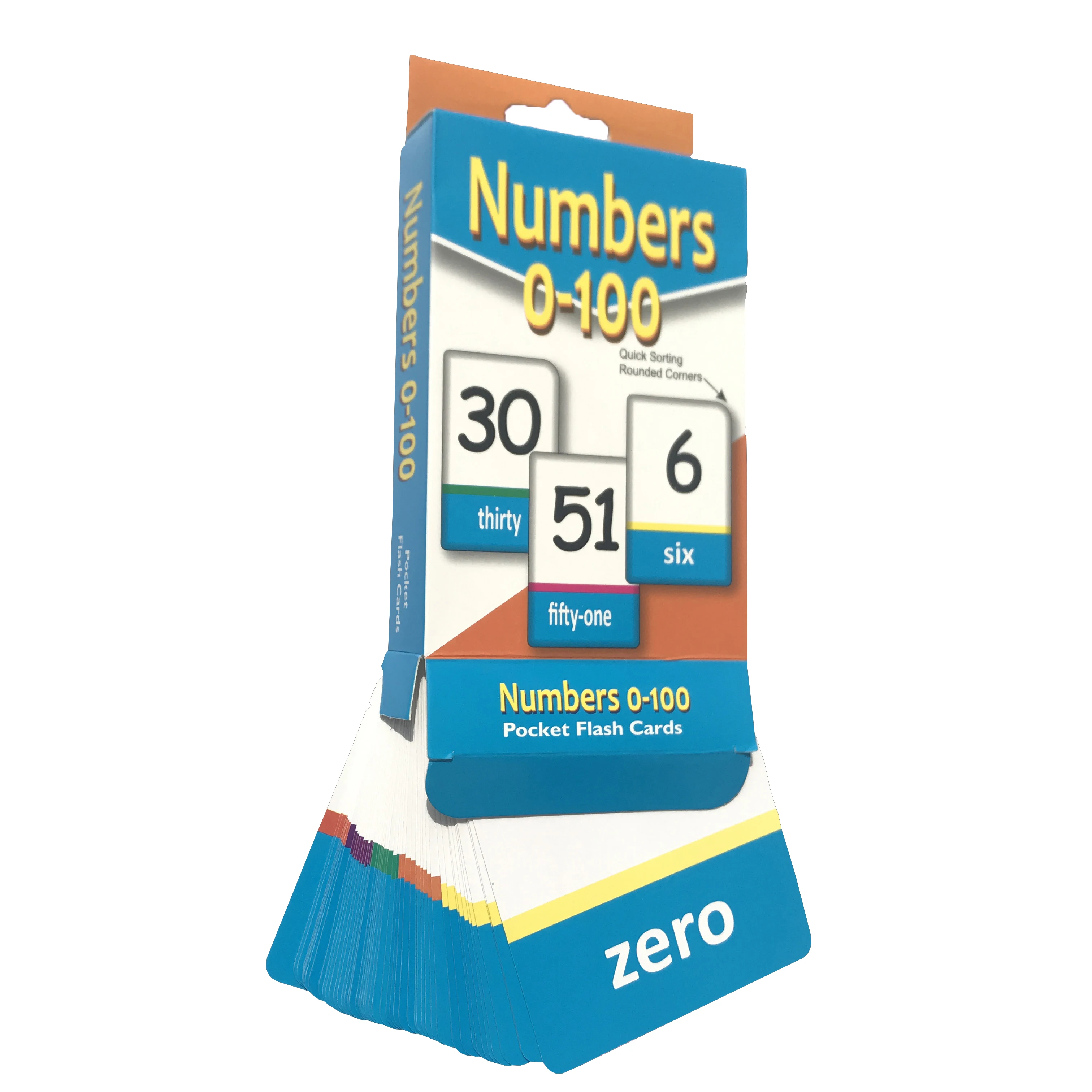 

Numbers Flashcard 0-100 Double Sided Printing 51 Sheets Early Childhood Education