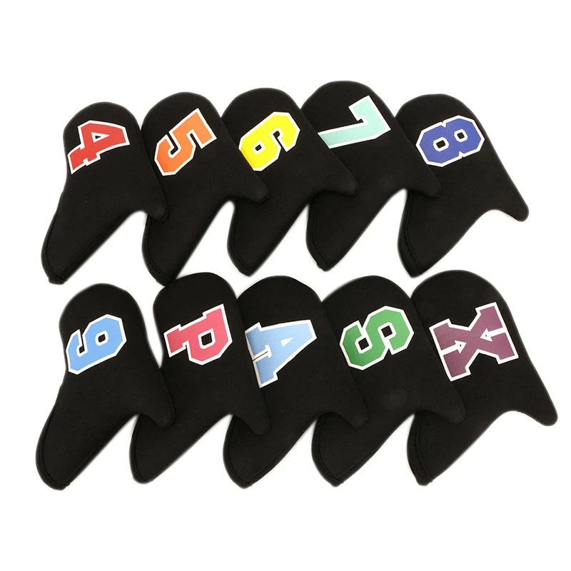 

10 шт., металлические Чехлы для гольфа