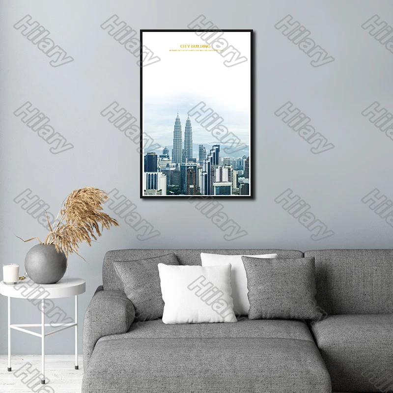 

Poster City Landscape Street Buildings Canvas Painting and Prints Wall Pictures Decoration for Living Room and Bedroom 3Pcs