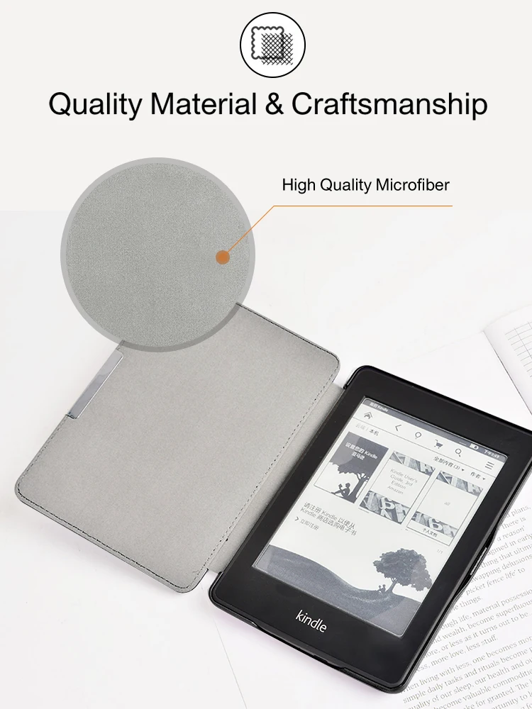 Умный чехол для Amazon kindle paperwhite 1 2 3 из искусственной кожи магнитный с застежкой |