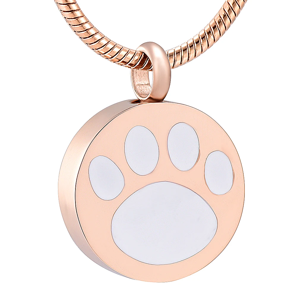 Ювелирные изделия в память о домашних животных украшения для кремации с принтом