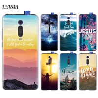 christian cross for xiaomi redmi 10x 9i 9c 9a 9 go k30 ultra k20 8a 8 7a 7 s2 6 pro 5g soft phone case