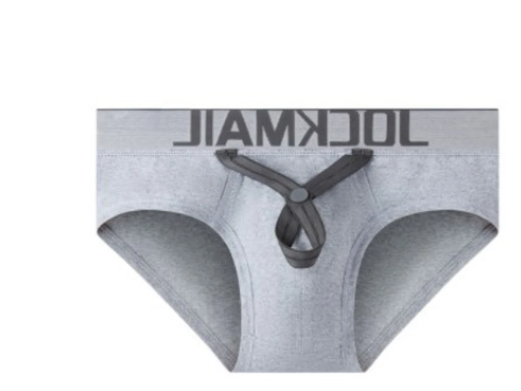 

Men's Rings Underwear Sexy Bag Shows Big Movement, Breathable Flat Angle u Convex Comfortable Cotton Low Waist Boxer Pants