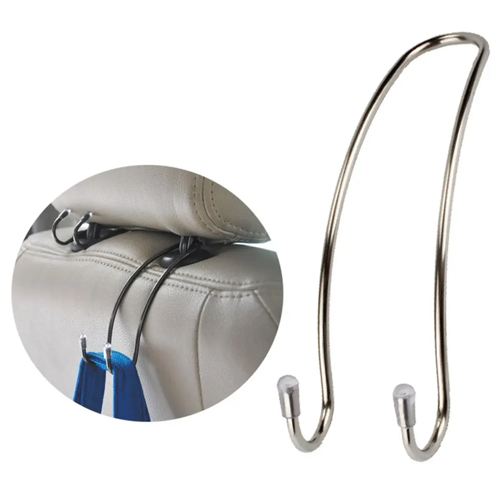 2 шт. держатель для сумки подголовник из нержавеющей стали клипсы хранения
