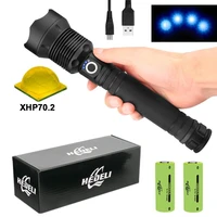 250000 lm xhp70 2 most powerful led flashlight torch xhp70 usb tactical flashlights xhp50 rechargeable flash light 18650 26650