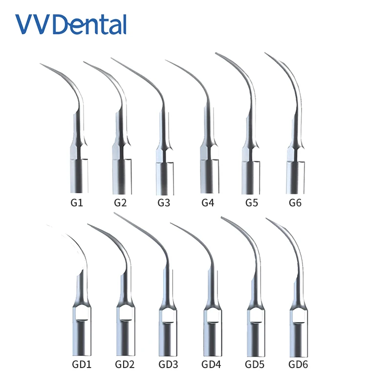 

VVDental Scale G1 GD1, ультразвуковые наконечники скалера для Satelec Woodpecker DTE/Φ Woodpecker Dentista, стоматологические инструменты для отбеливания зубов