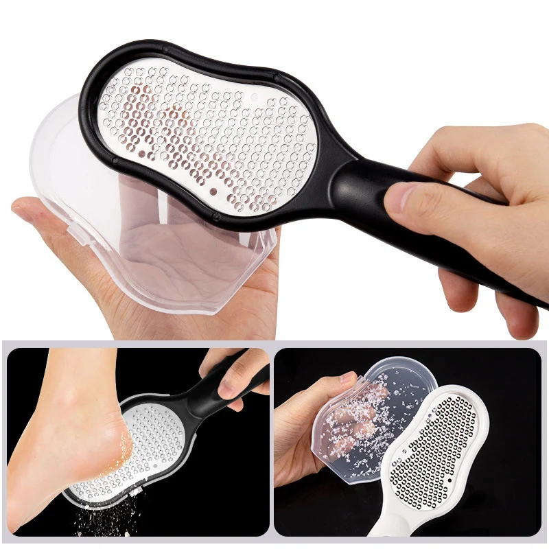 Foot File Practical Rasp Portable Pedicure Stainless Steel Callus Remover Multifunctional Dead Skin Scraper | Красота и здоровье