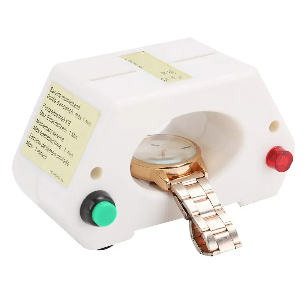 Mechanical Wristwatch Demagnetizer Watch Demagnetizing Time Adjusting Watchmaker Repair Tool Accessories EU/US Plug | Наручные часы
