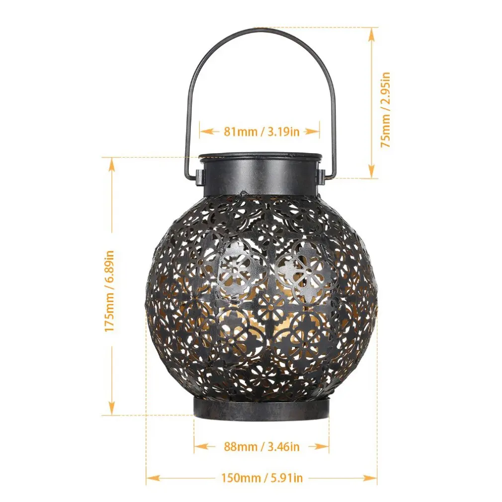 

Waterproof Solar Lantern Outdoor Lighting Flickering Flame Shaped Light Landscape Light Ideal For Garden Or Yard