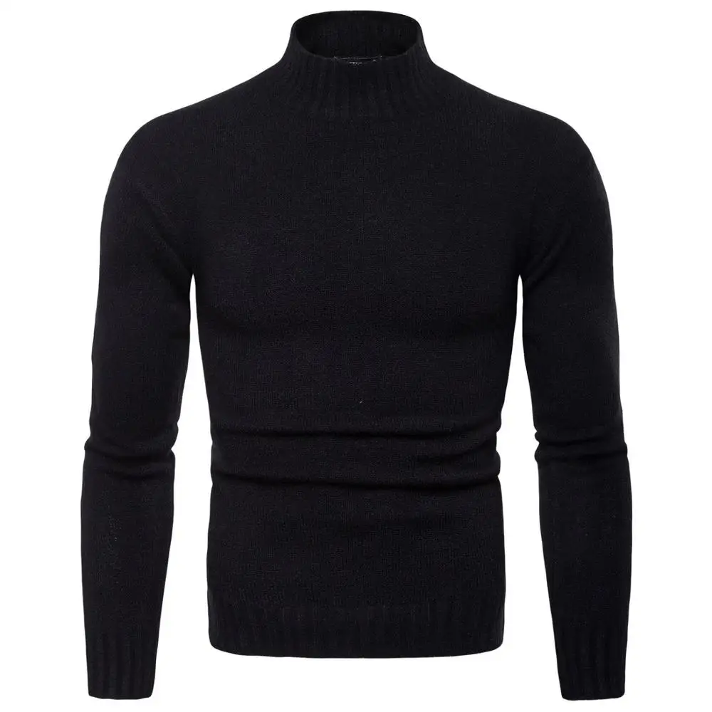 

Мужской осенне-зимний пуловер из шерсти